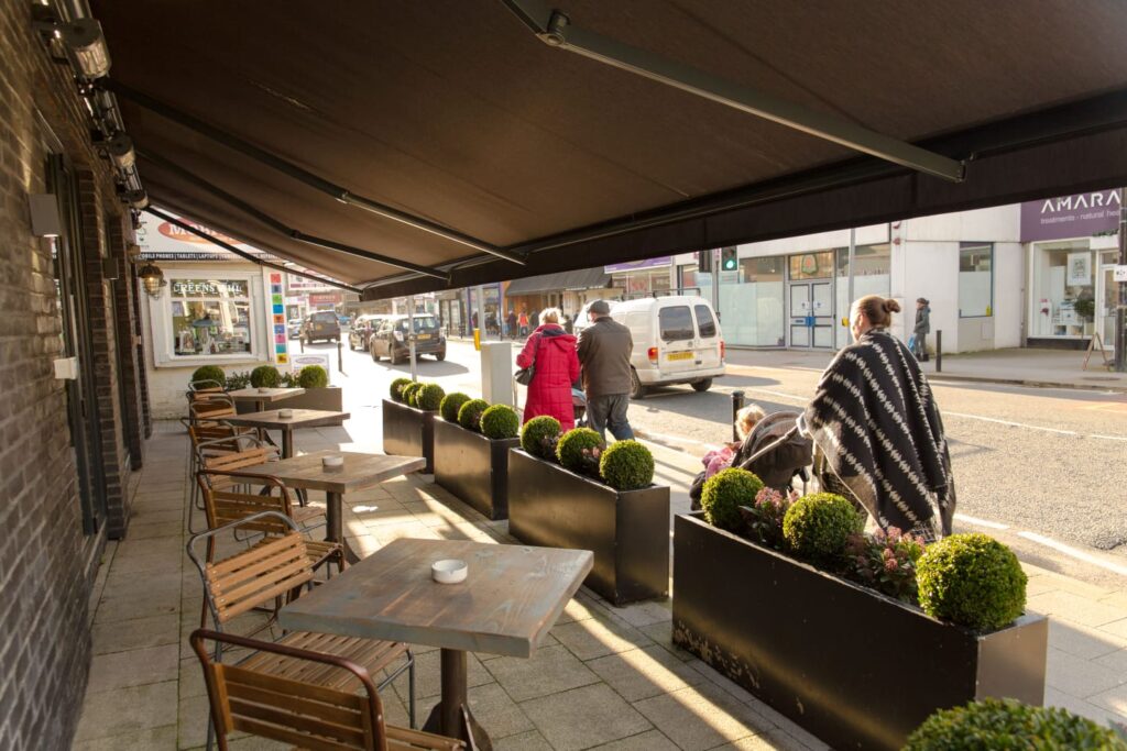 Commercial awning