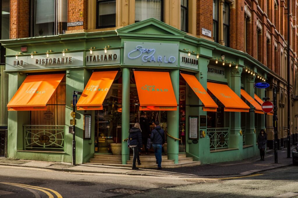 Commercial awning